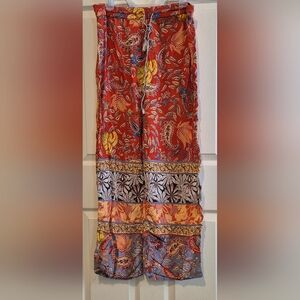 Anthropology Sonrisa Paisley Floral Pants